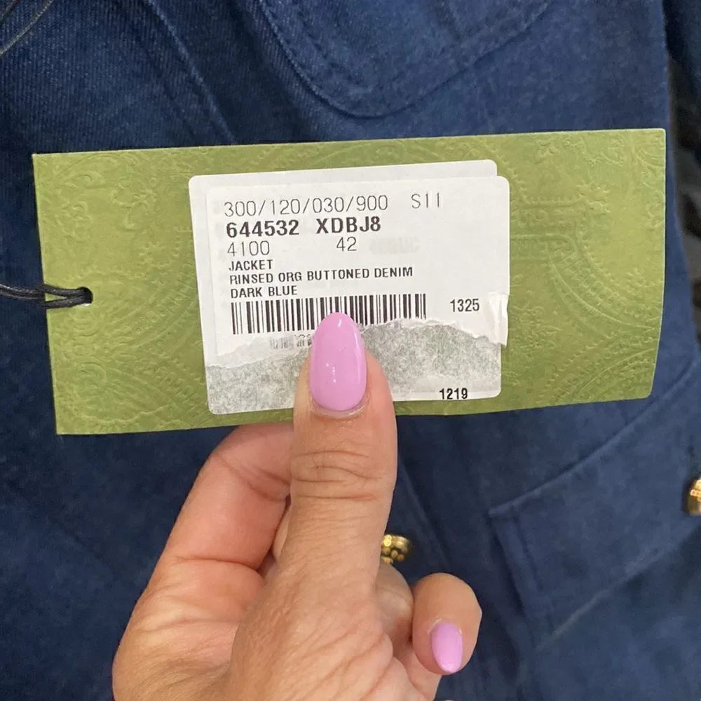 Brand new Gucci denim jacket - Picture 9 of 13